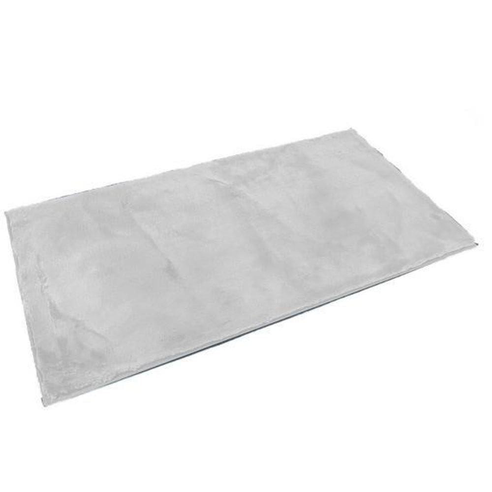 Tapete Chinchila Passadeira Macio 50 Cm X 100 Cm - Gelo