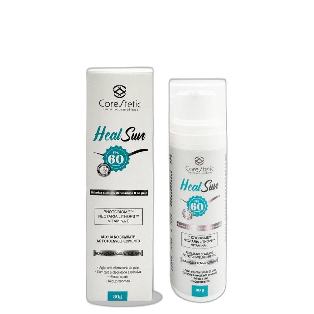 Protetor Solar Facial Heal Sun 60 Fps - 30G