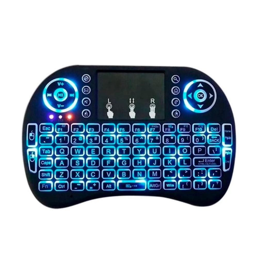 Mini Teclado Controle E Mouse Integrado Ideal Smart Tv E