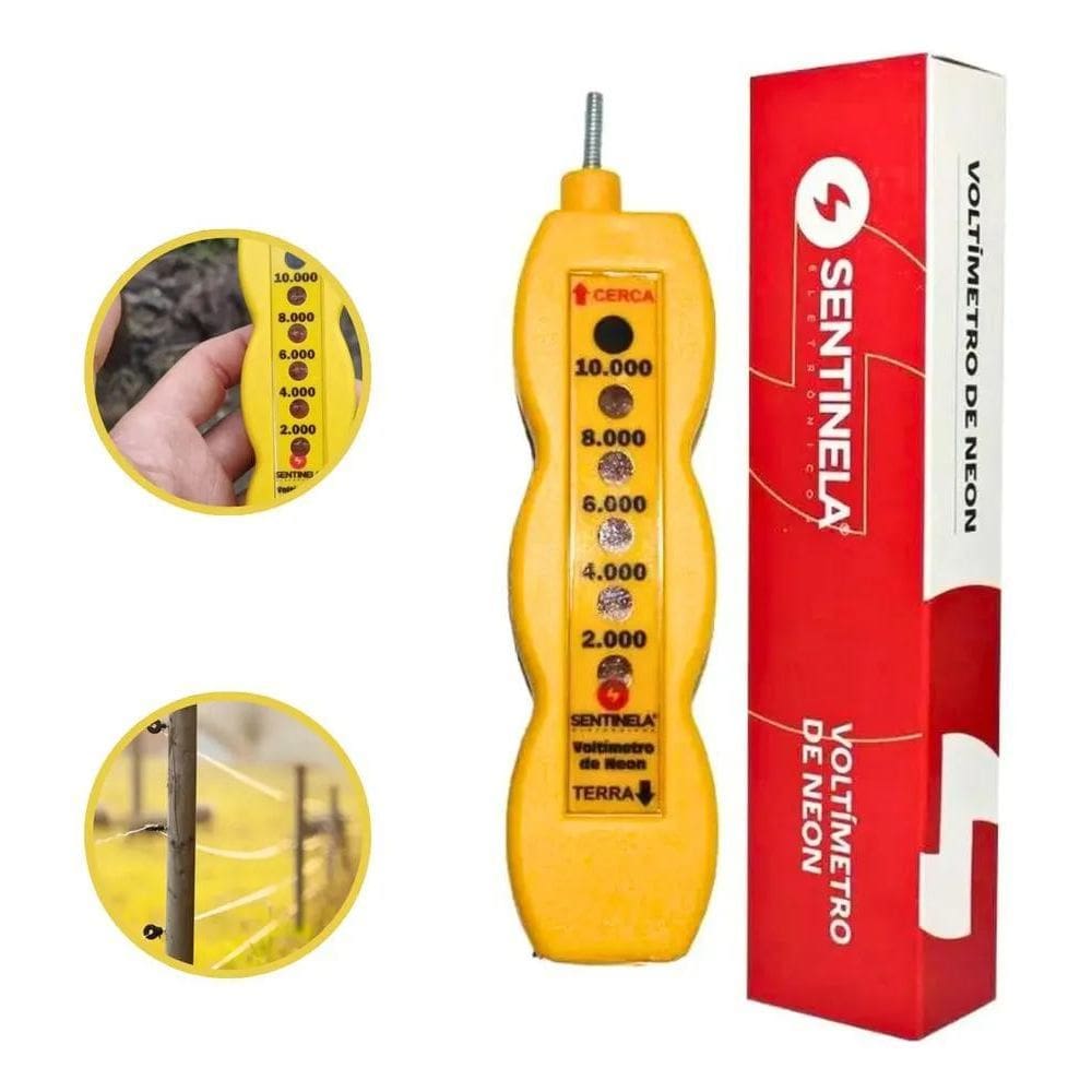 Testador Cerca Elétrica Rural Analógico Voltímetro Gado Top