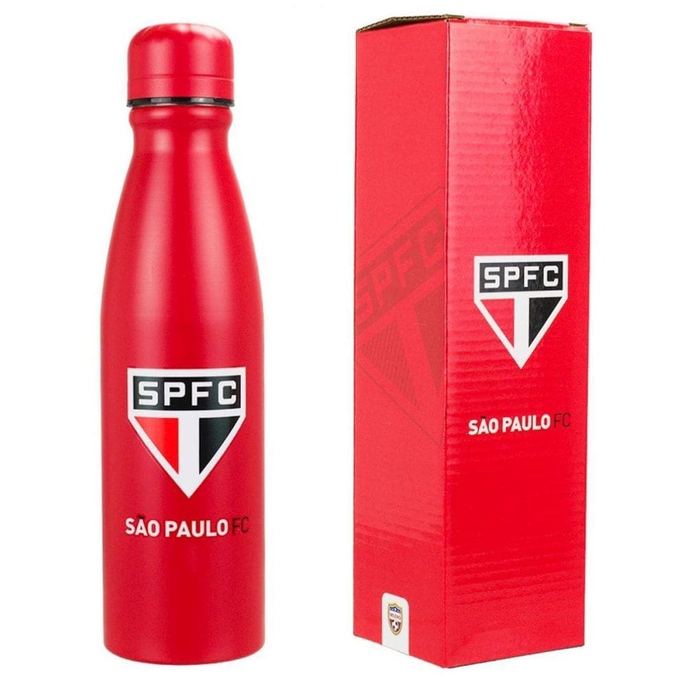 Garrafa Redonda Alumínio 600Ml -