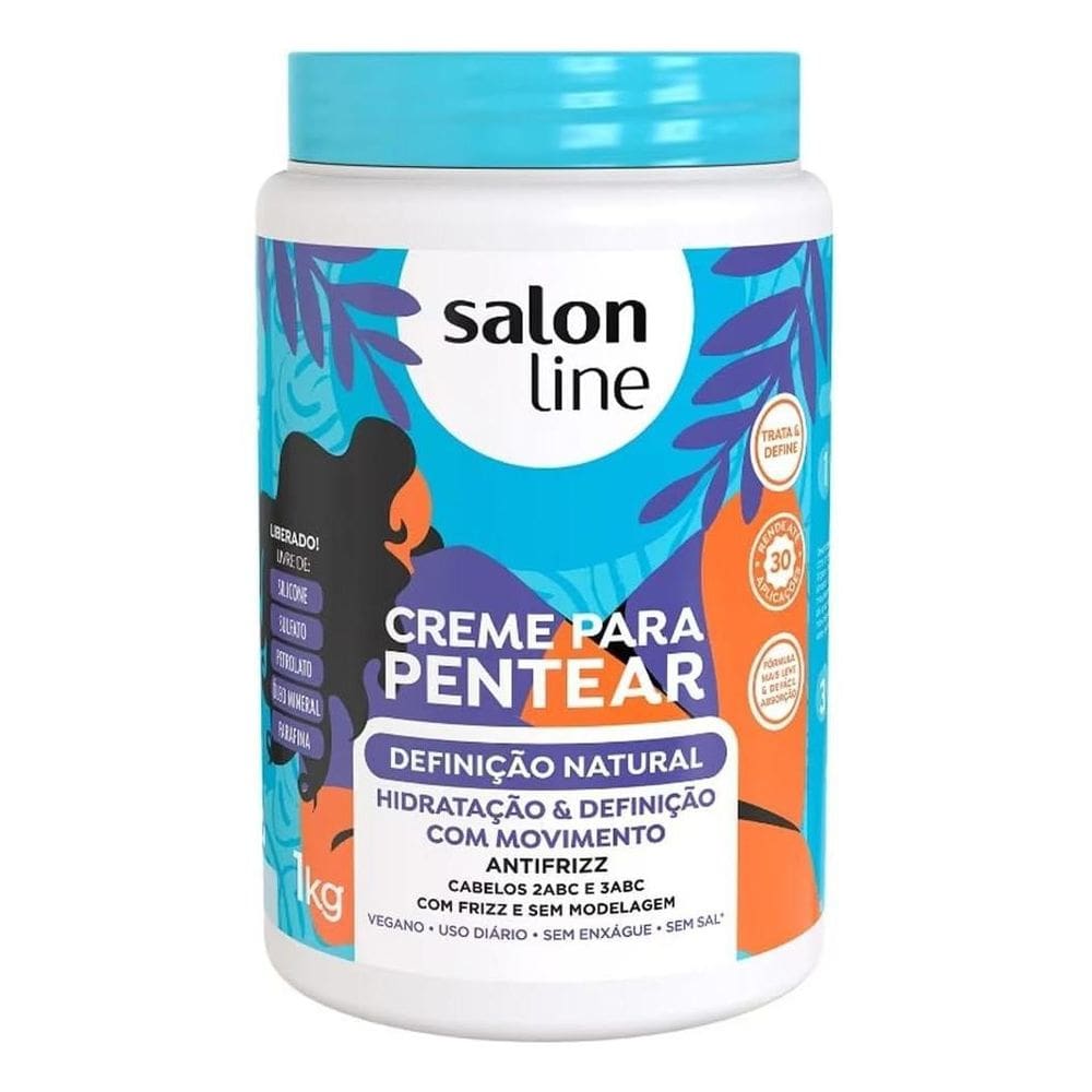 Creme Para Cabelos Cacheados Salon Line Definição Natural