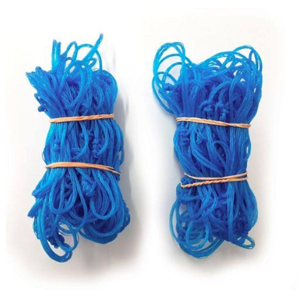 Par De Rede Para Mini Gol 80X50Cm Fio 2 Azul