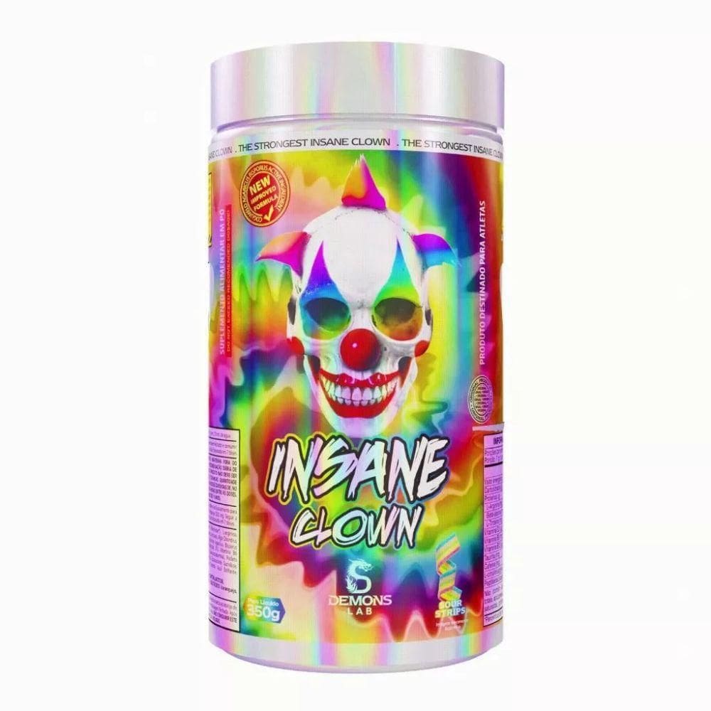 Pre Treino Insane Clown Sour Strips 350G - Demons Lab
