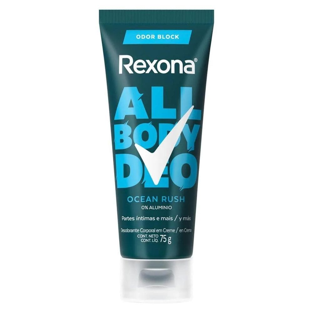 Desodorante Corporal Creme Rexona All Body Deo Ocean Rush 75