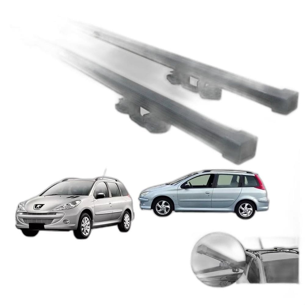Travessa Teto Para Longarinas Suporte Peugeot 206Sw 207Sw