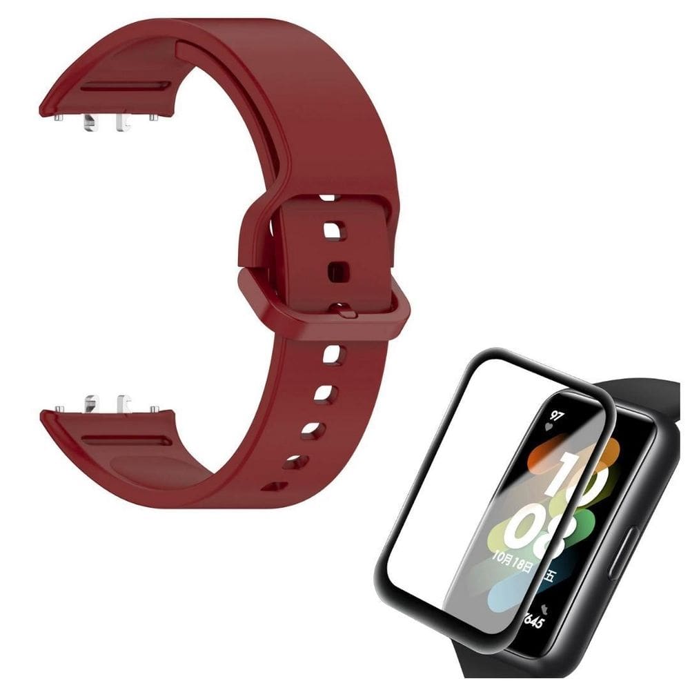 Pulseira Para Galaxy Fit 3 - Silicone Sport + Película
