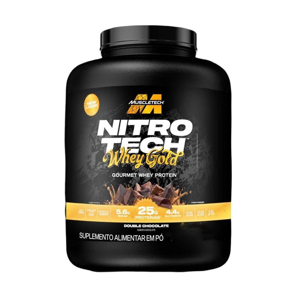 Whey Protein Gourmet Nitro Tech Sabor Double Chocolate 966G