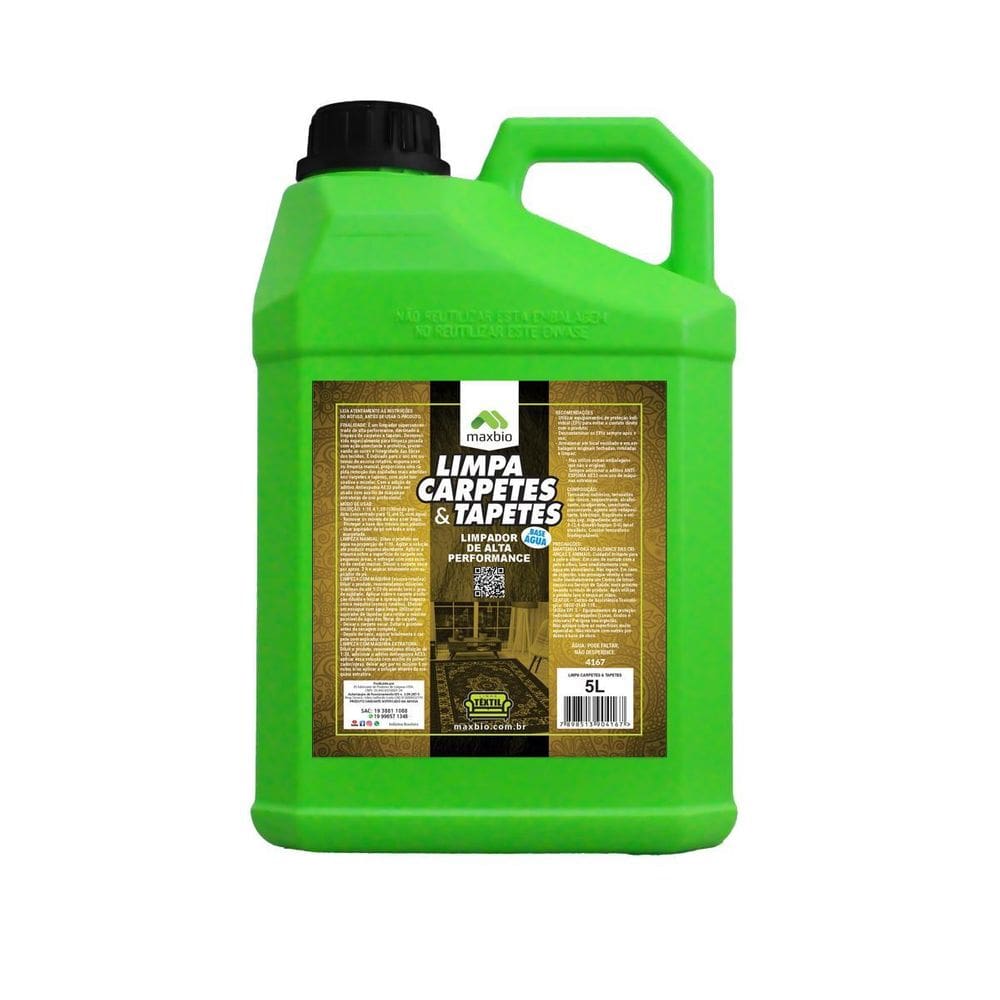 Limpa Carpetes E Tapetes Maxbio 5L Higienização Rápida