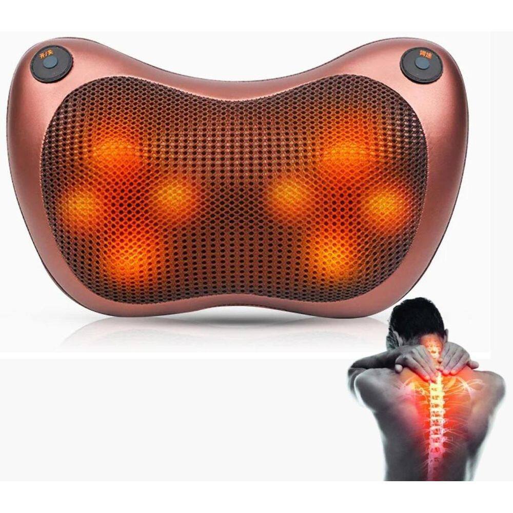 Massageador Pescoço: Travesseiro Almofada Shiatsu Elétrica