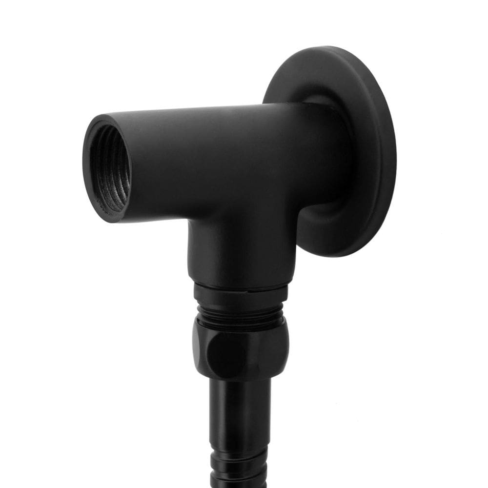 Kit Desviador Ducha/Chuveiro Preto/Black Flex.1,80 E Gatilho