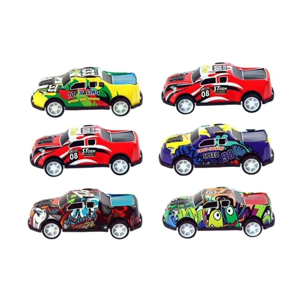 Kit Com 6 Mini Carrinhos Presente Dia Das Crianças Radical