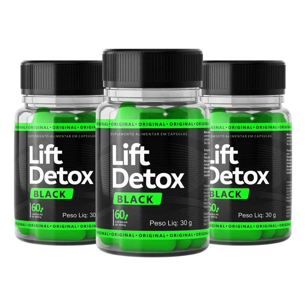 1 Pote Lift D Life 60 Cápsulas Com  Sabor