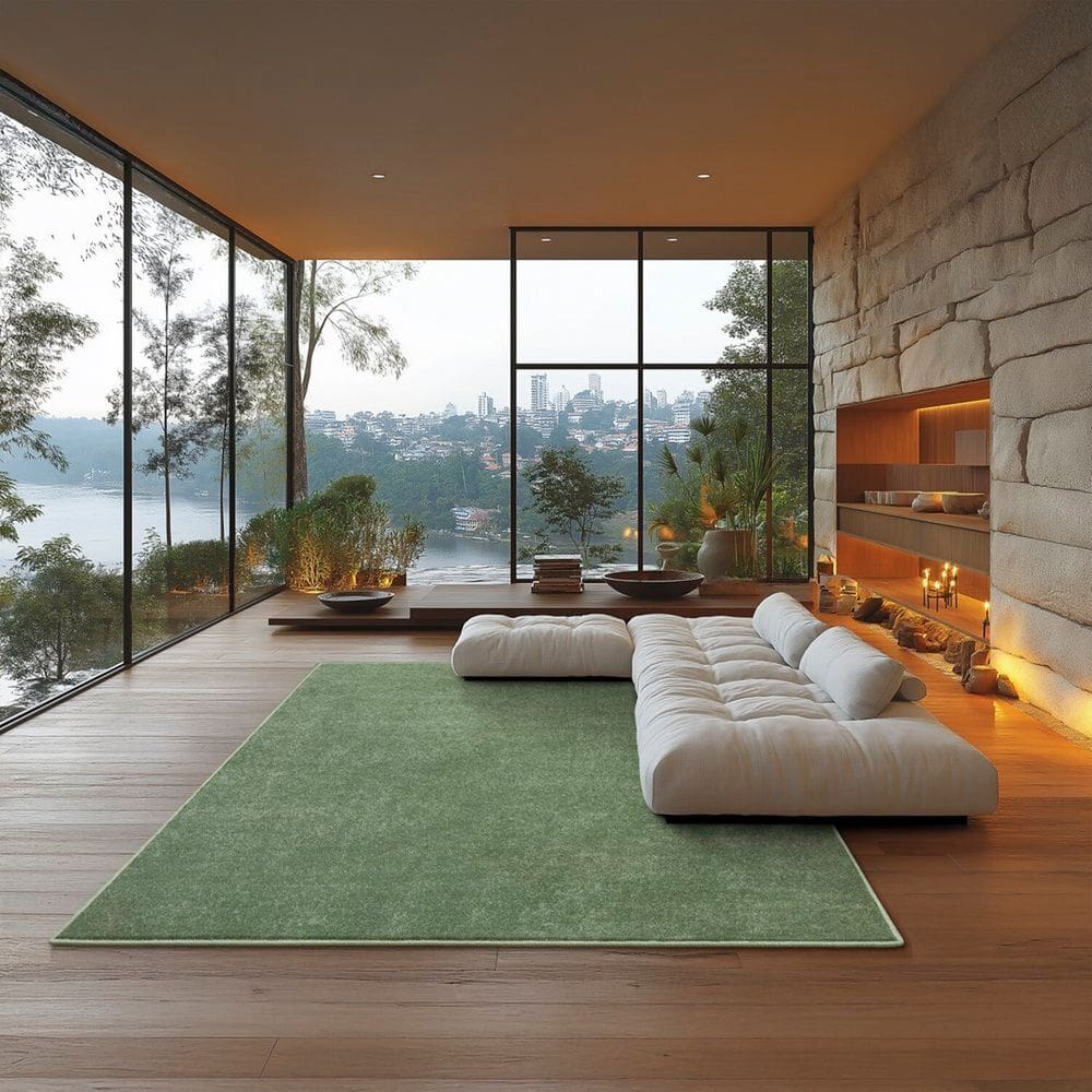 Tapete Tufting Ecletik 200cm X 250cm VERDE SELVA