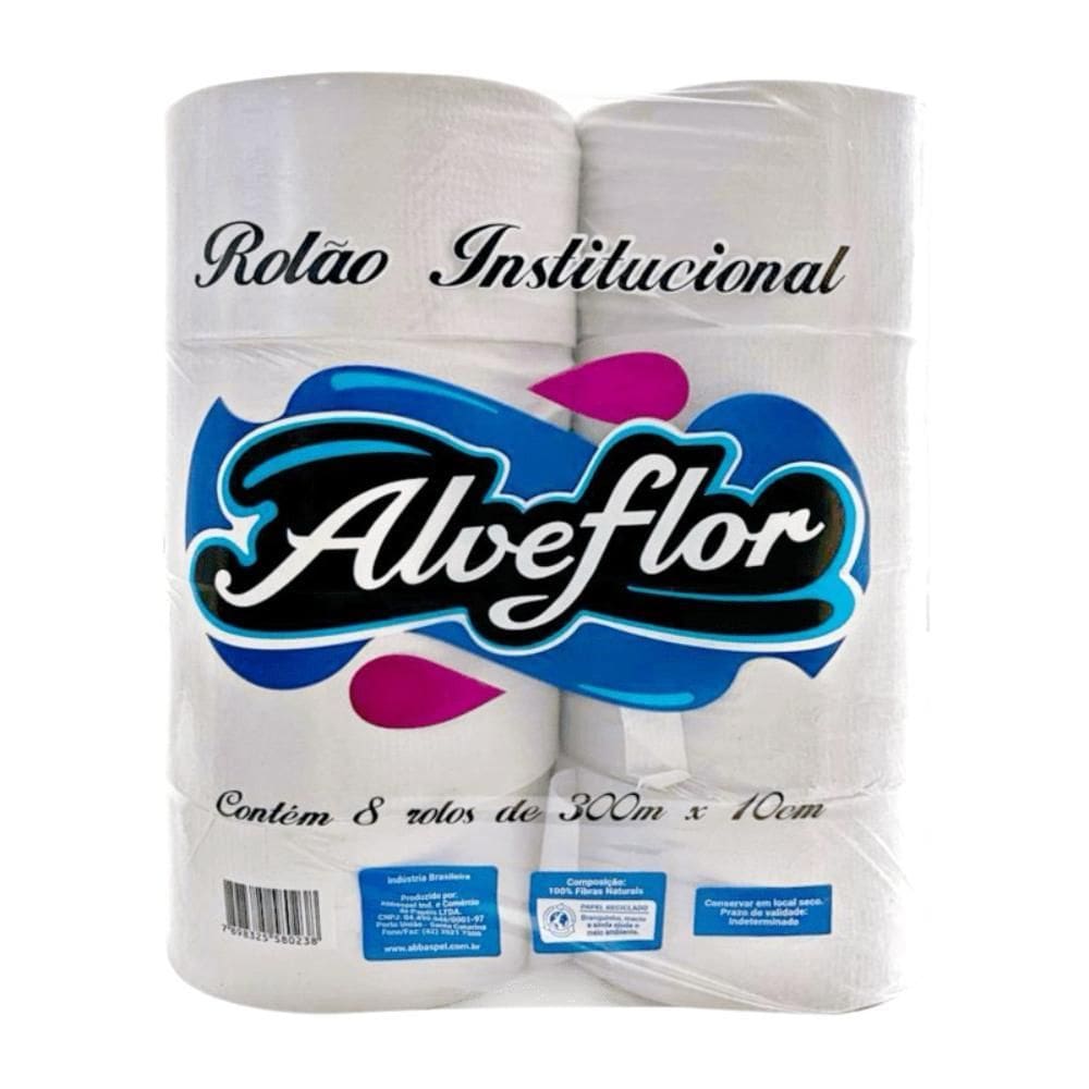 Papel Higiênico Rolão Institucional Extra Luxo 8 Unidades