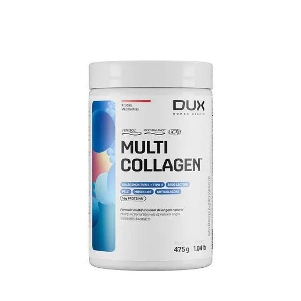 Multi Collagen 475G - Sabor: Frutas Vermelhas