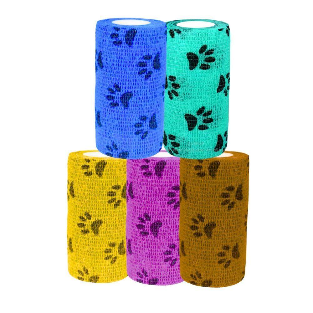 Kit 5 Bandagem 10Cm X 2Mt - Patinhas