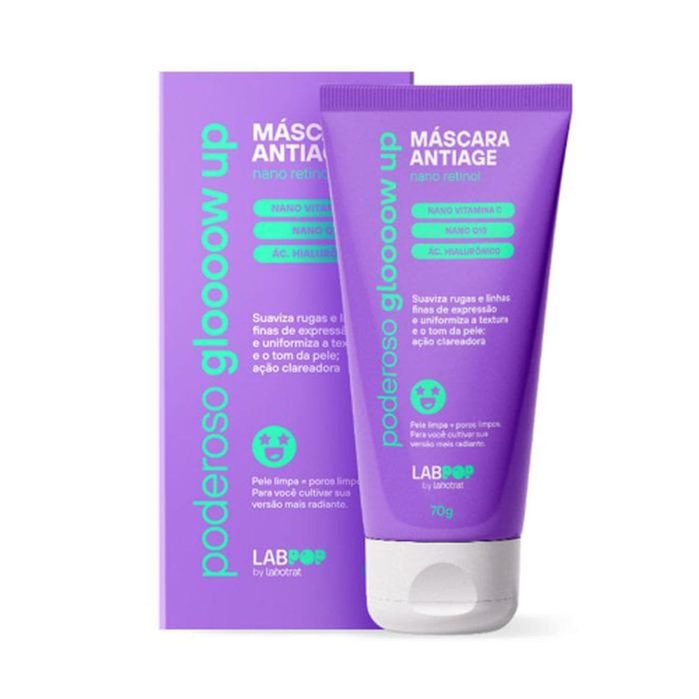 Máscara Antiage - 70G Poderoso Glow Up Labotrat