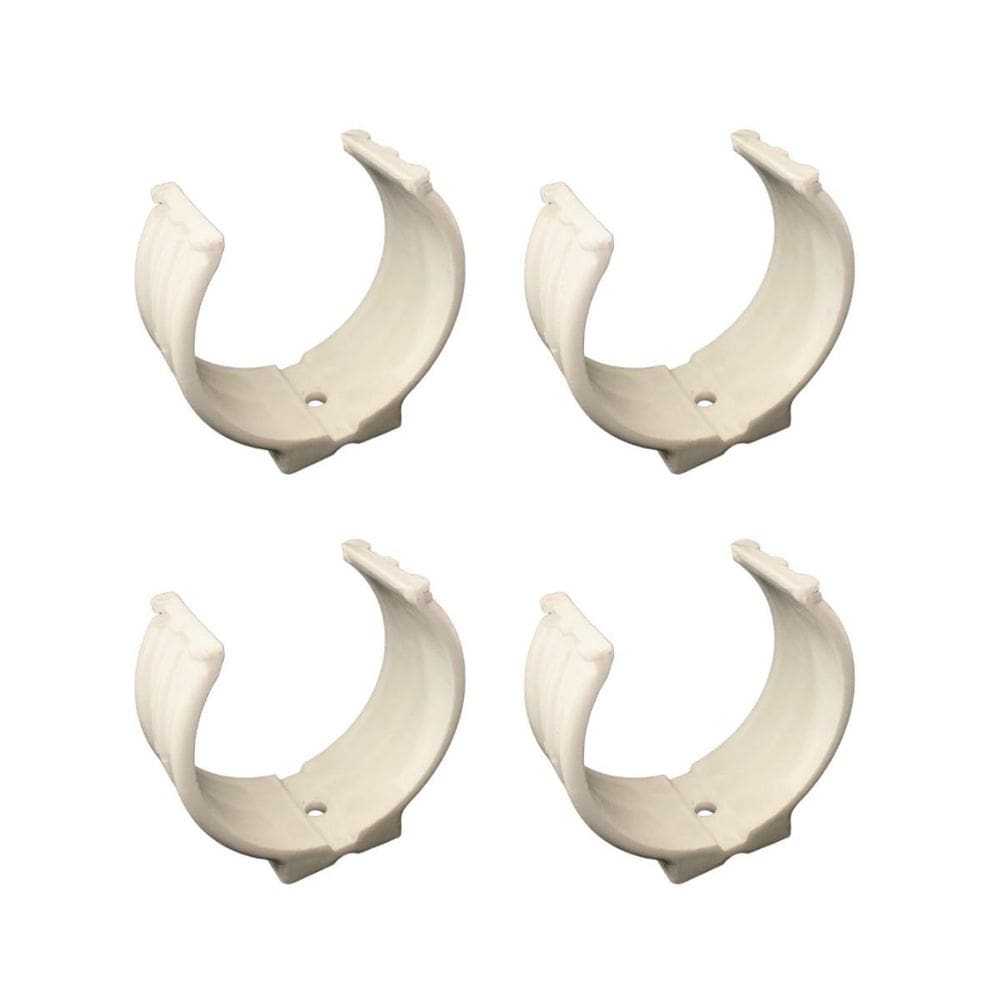 Kit 4 Abraçadeira Impacto Cano Tubo 100Mm 4`` Branca Estrela