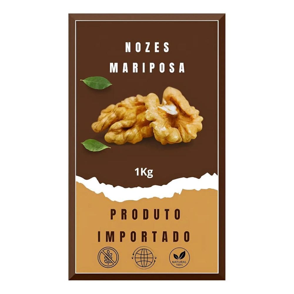 Nozes Mariposa Extra Light Importado 1Kg