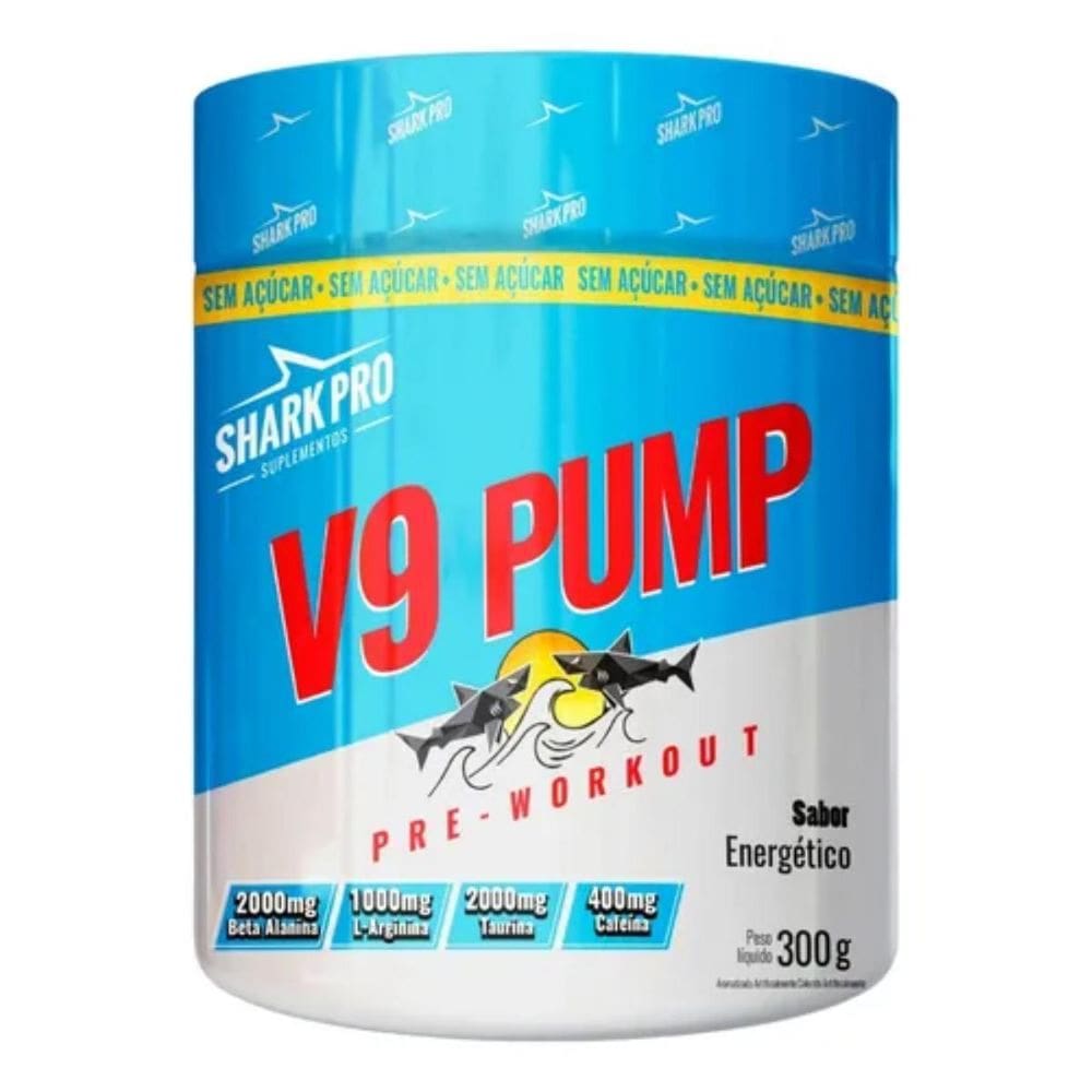 V9 Pump Pré-Treino 300G - Shark Pro