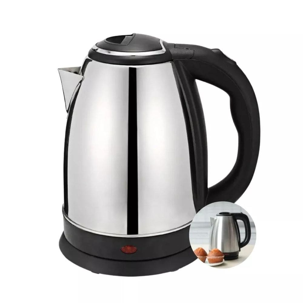 Chaleira Elétrica Inox 1.8L 1500W 220V Ferve Água Rápido