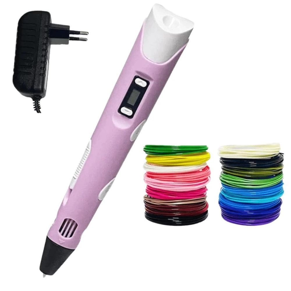 Caneta 3D Criativa Desenhos Em Alto Relevo E Modelagem