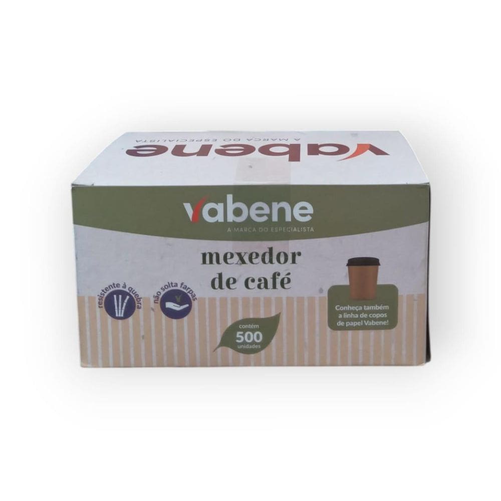 Mexedor De Cafe Bambu Com 500Un - Vabene