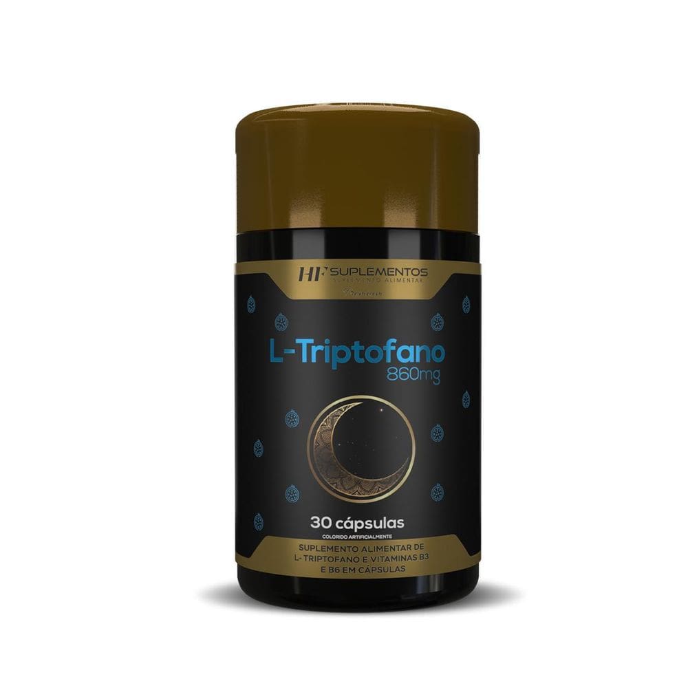 L-Triptofano Com Maracuja 860Mg 30Caps Hf Suplementos
