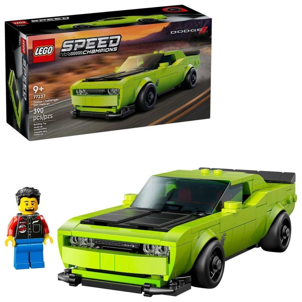 Speed Champions Dodge Challenger Srt 390Pçs 77237 - Lego