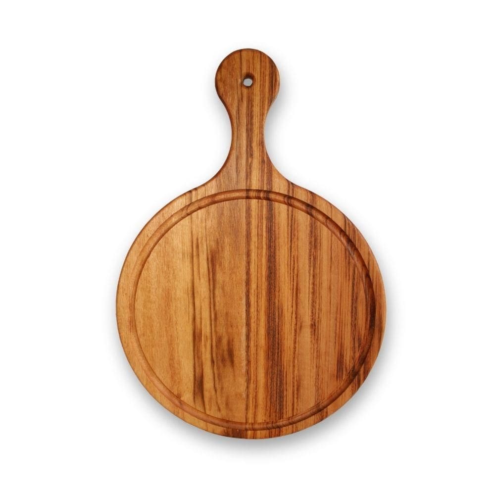 Tábua Para Polenta E Carne - Multiuso 35Cm - Madeira Nobre