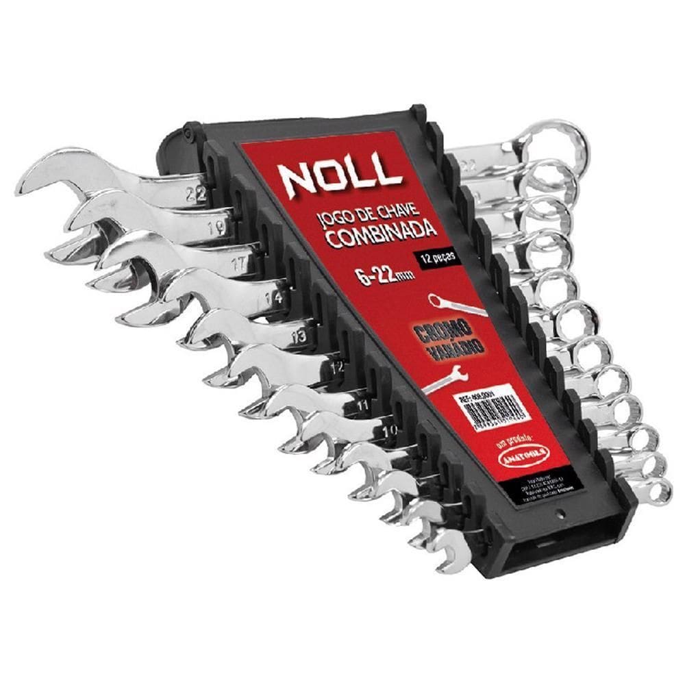 Jogo De Chaves Combinadas 6-22Mm 12 Peças  408,0001  - Noll
