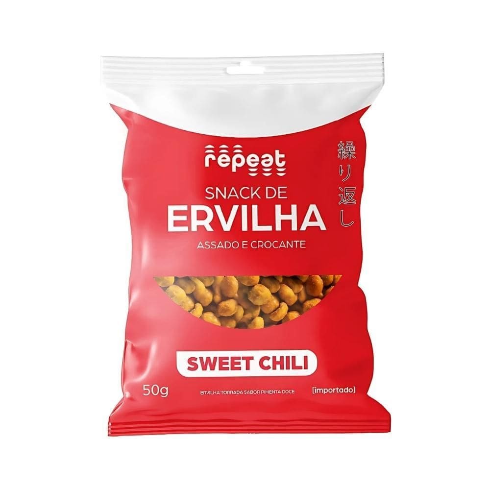 Snack De Ervilha Sweet Chili Repeat 50G