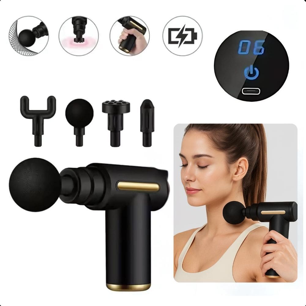 Massage Gun Profissional Relaxante Para Fisioterapia