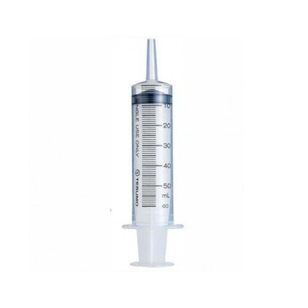 10 Seringas Sem Agulha 50Ml Bico Cateter Terumo