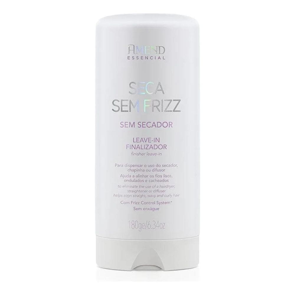 Leave-In Finalizador Seca Sem Frizz Amend Essencial 180Ml
