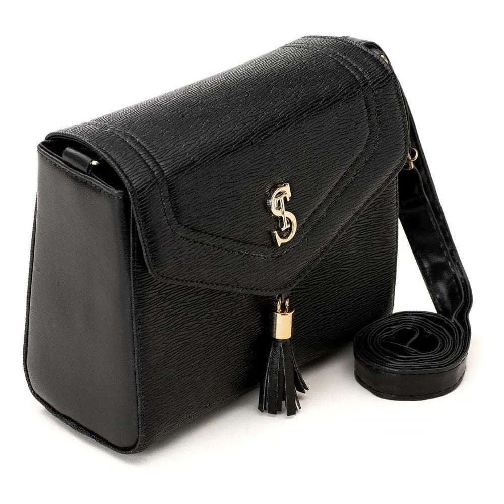 2X Bolsa Feminina Pequena Transversal E Lateral Tampa Pingue