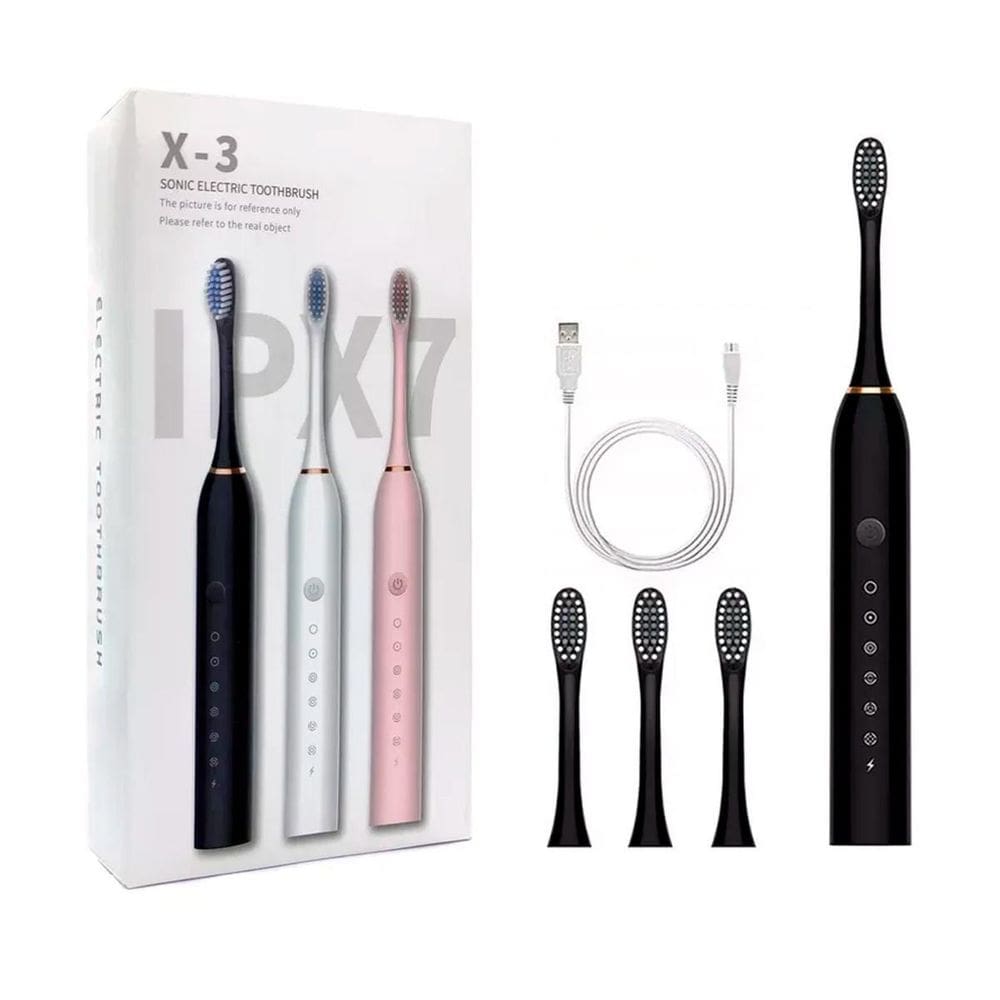 Escova Elétrica Dental 3Em1 Para Criança Pequena