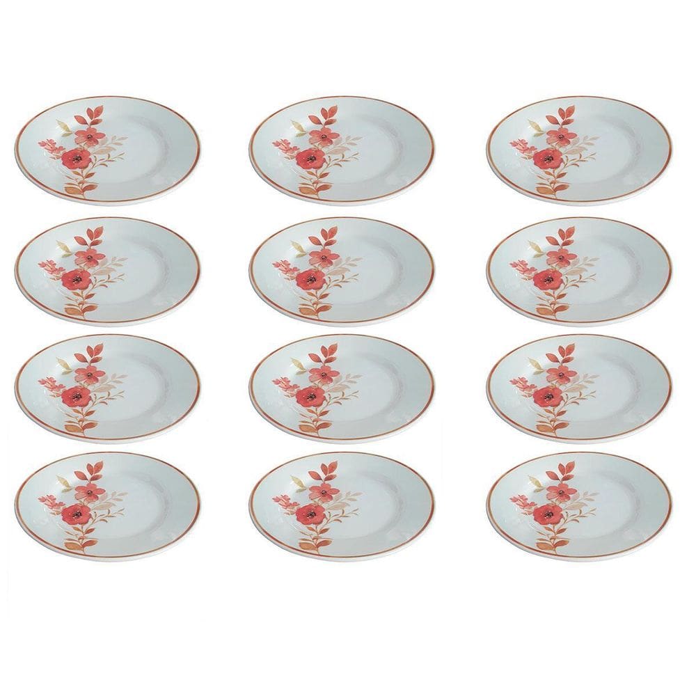 Prato Sobremesa Cerâmica Donna Chá Das 5 18Cm 12 Un - Biona