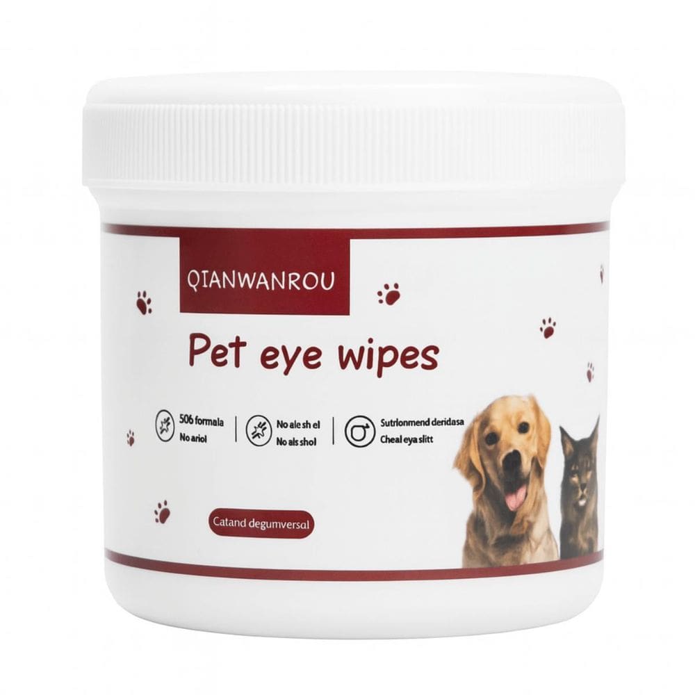 Lenço Umedecido Cães Gatos Pet Limpa Lagrima Olhos 200 Un