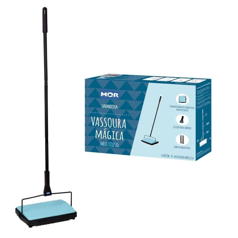 Vassoura Mágica Multiuso 8953 - Mor