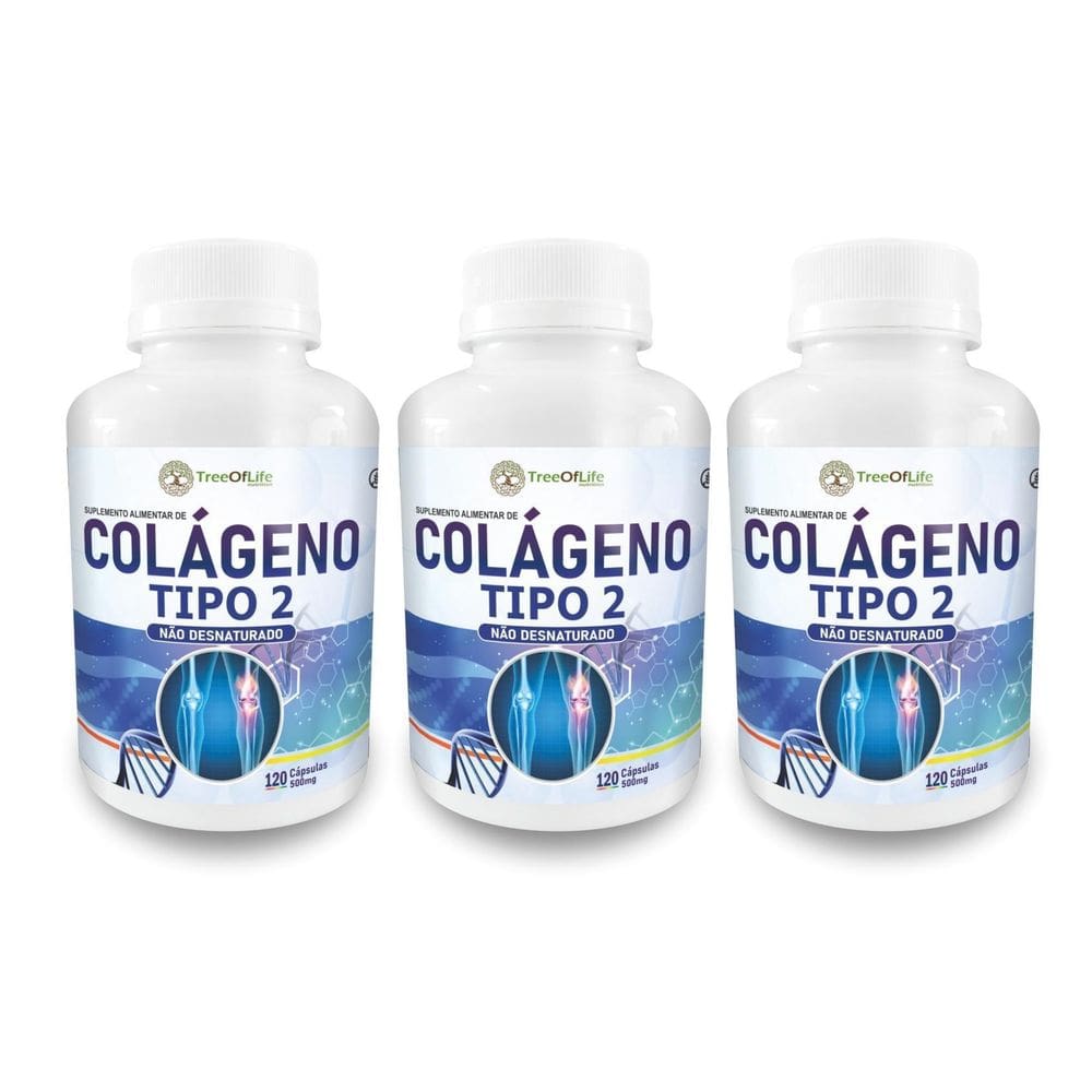 3X Colágeno Tipo 2 40Mg 360 Cápsulas Tree Of Life