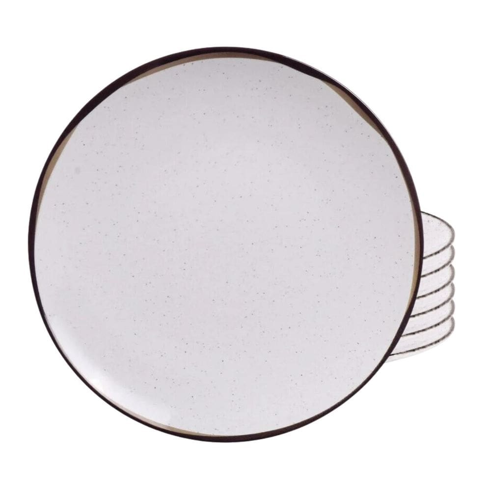 Jogo De Pratos Sobremesa Kit 6 Peças 19Cm Canyon Tramontina