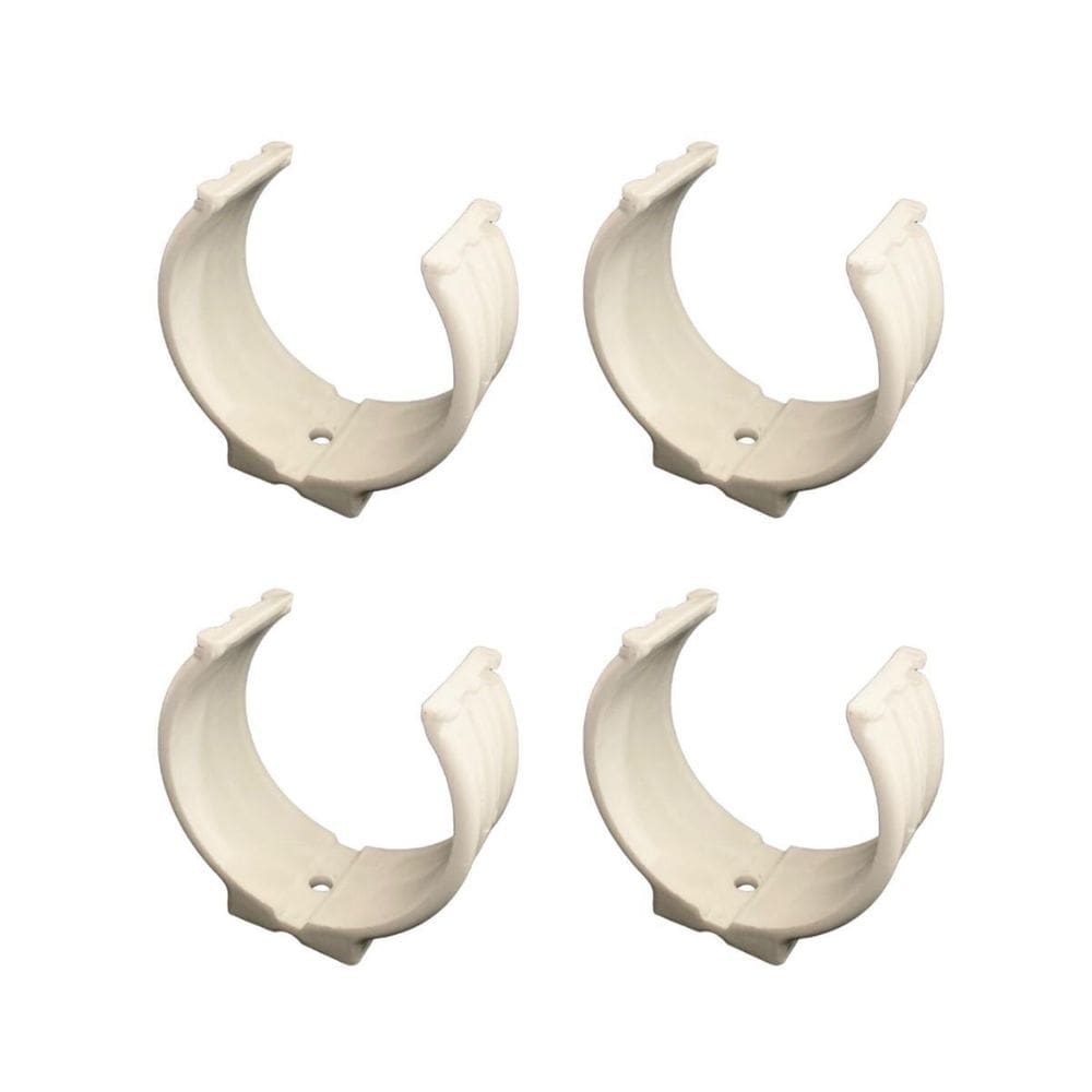 Kit 4 Abraçadeira Impacto Cano Tubo 75Mm 3`` Branca Estrela