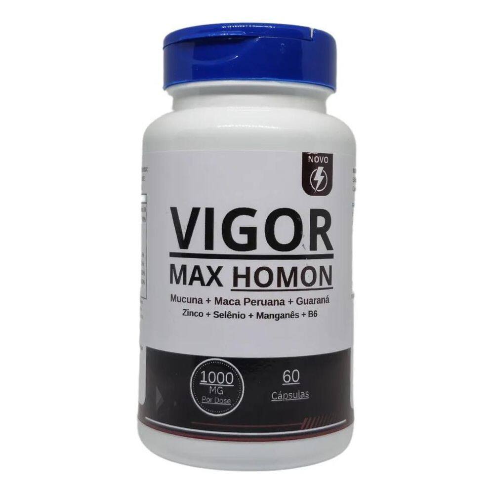 2X Multivitaminico Para Homem 1000Mg Vigor Max Homon 60 Cáps