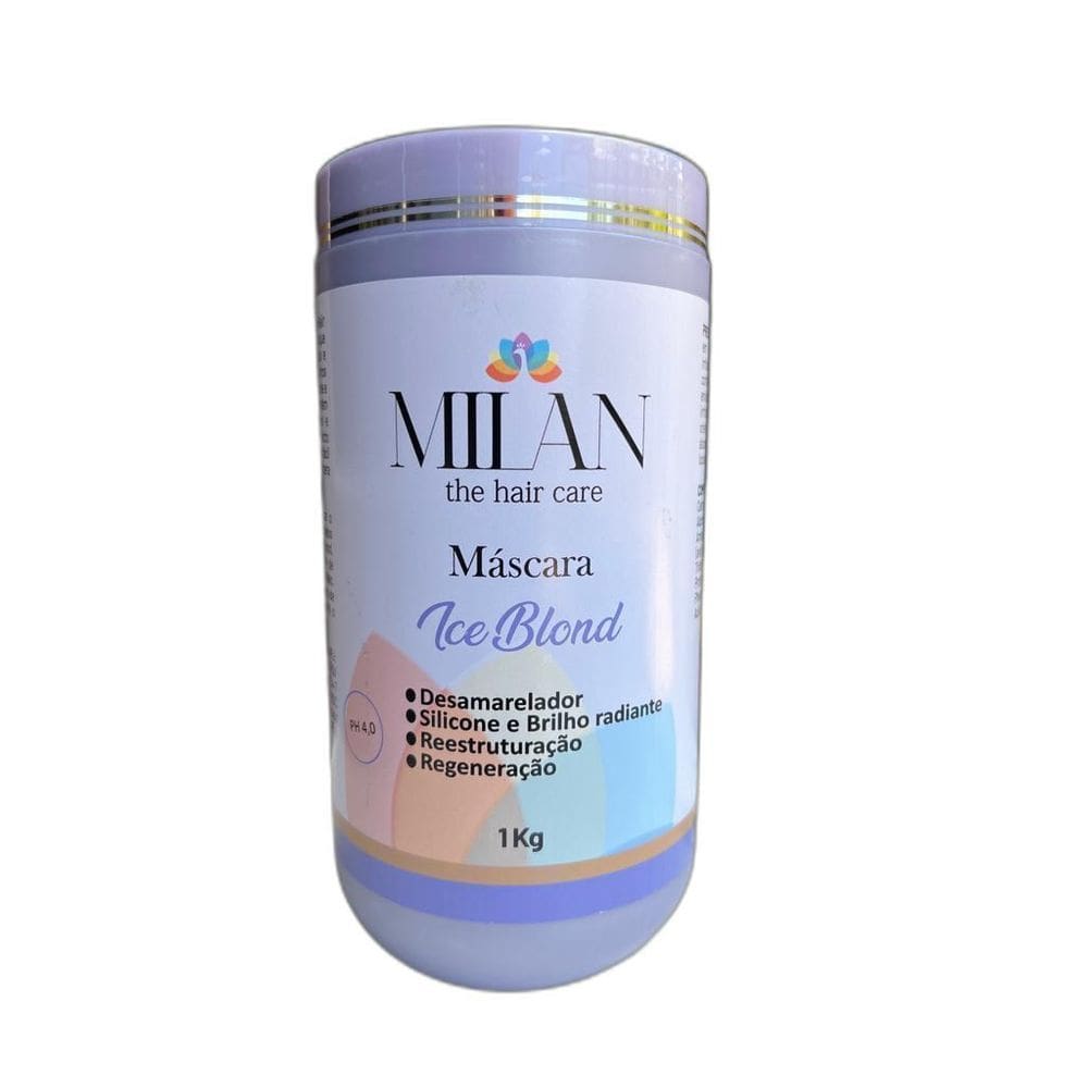 Ice Blond - Máscara 1Kg - Milan The Hair Care