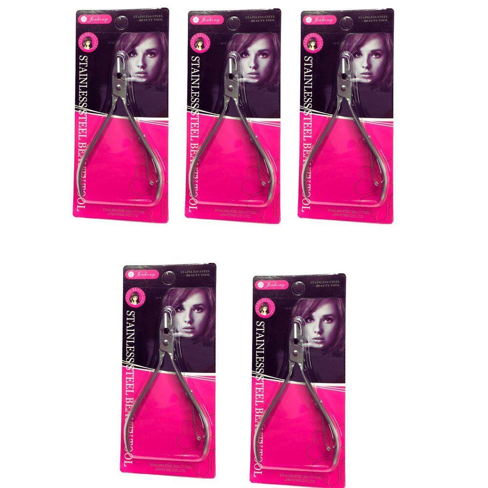 Kit 10Un Alicate Cutícula Corta Unha Profissional Ponta