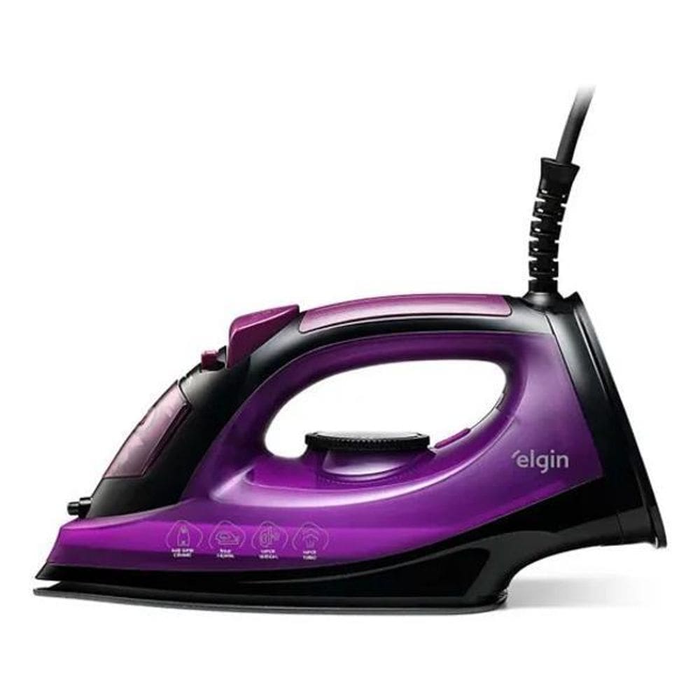 Ferro Passar Roupas À Vapor 5 Temperaturas Light Elgin Cor R