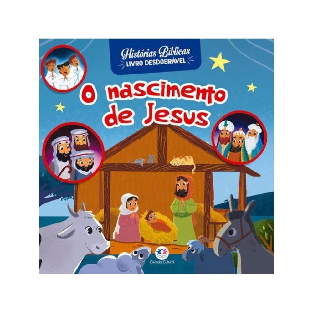 O Nascimento De Jesus - Com Abas Desdobrável