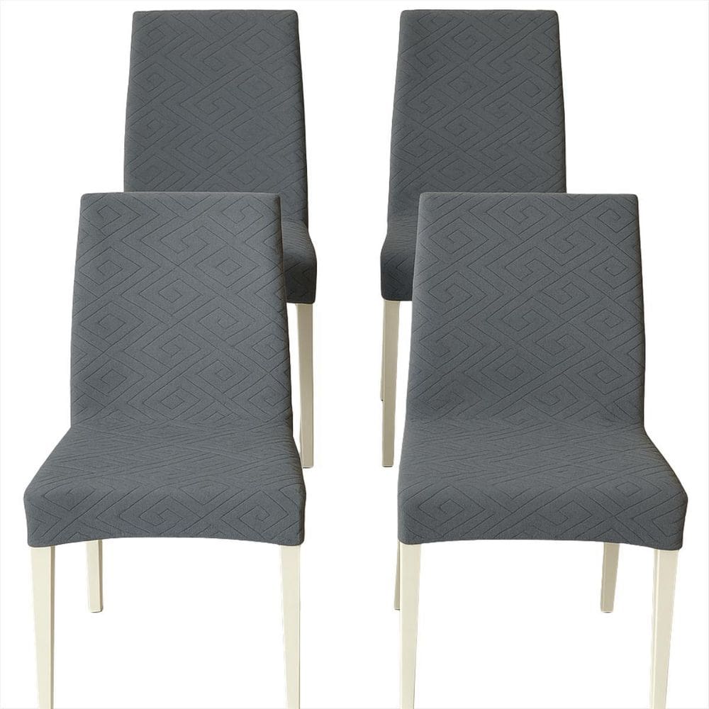 Kit Capas Cadeiras Jantar Mesa 4 Lugares Elastano Proteção